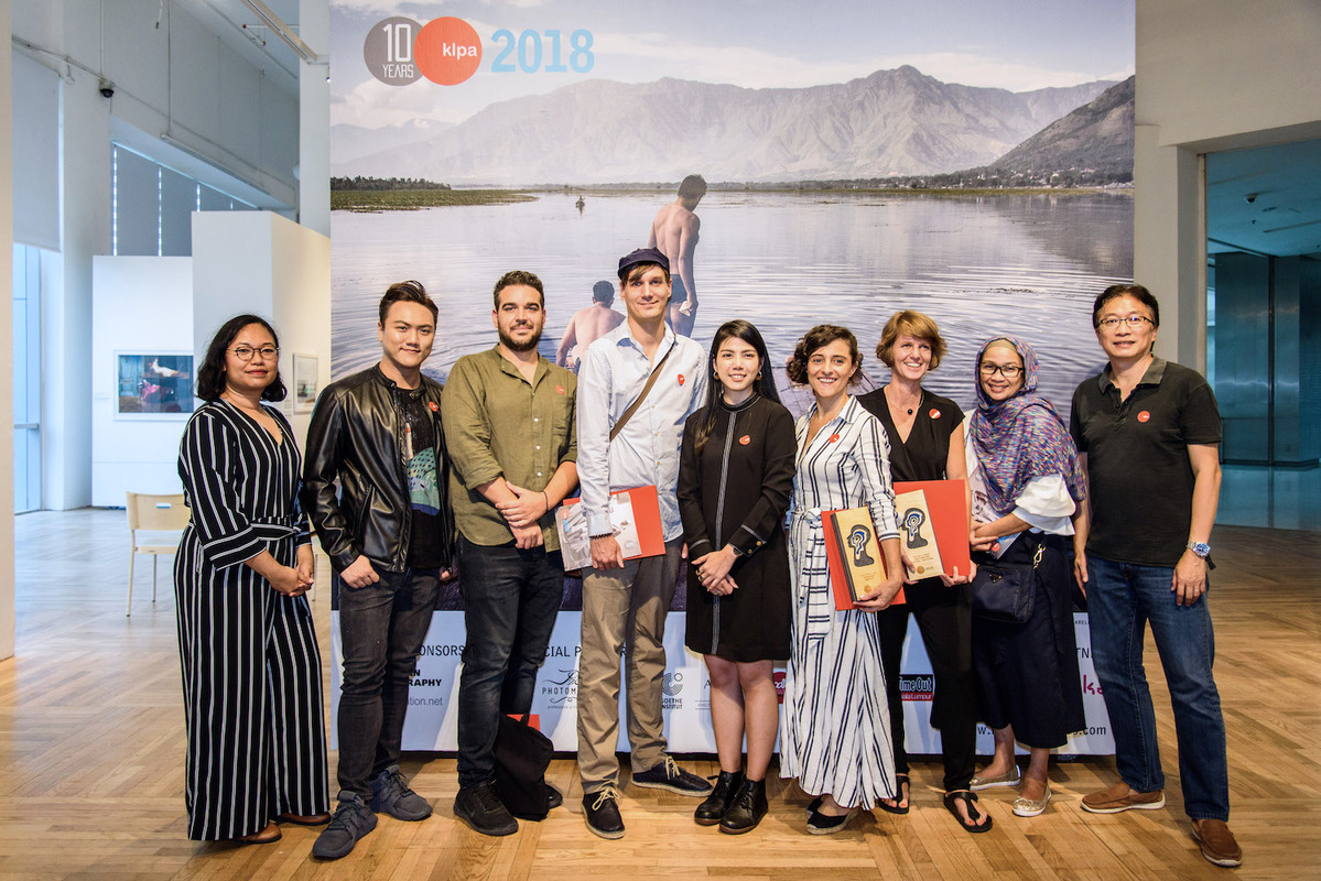 Winners group photo, KLPA2018, MAP Gallery, Kuala Lumpur, September 2018